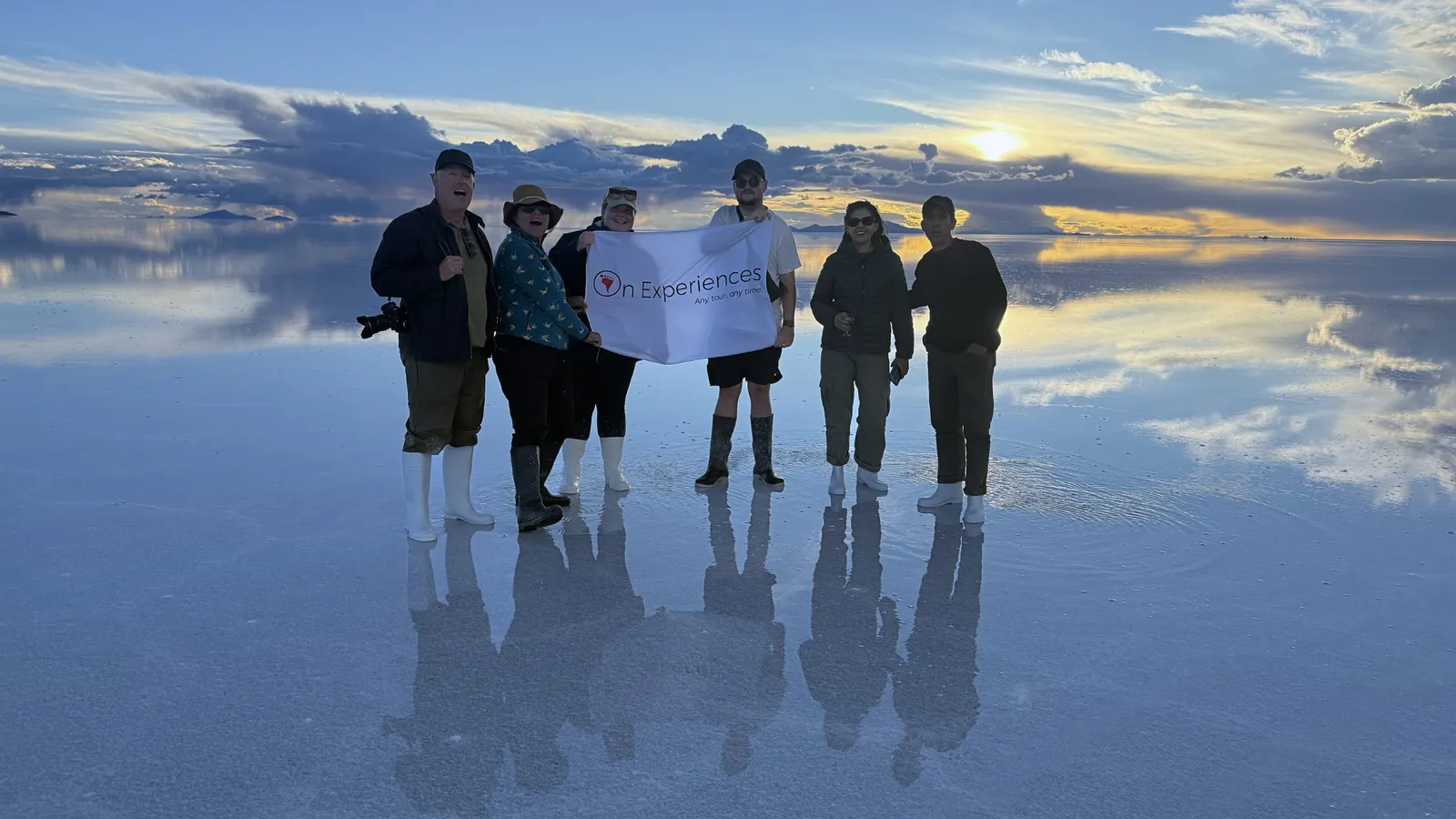 Water reflection uyuni - Uyuni tour from San Pedro