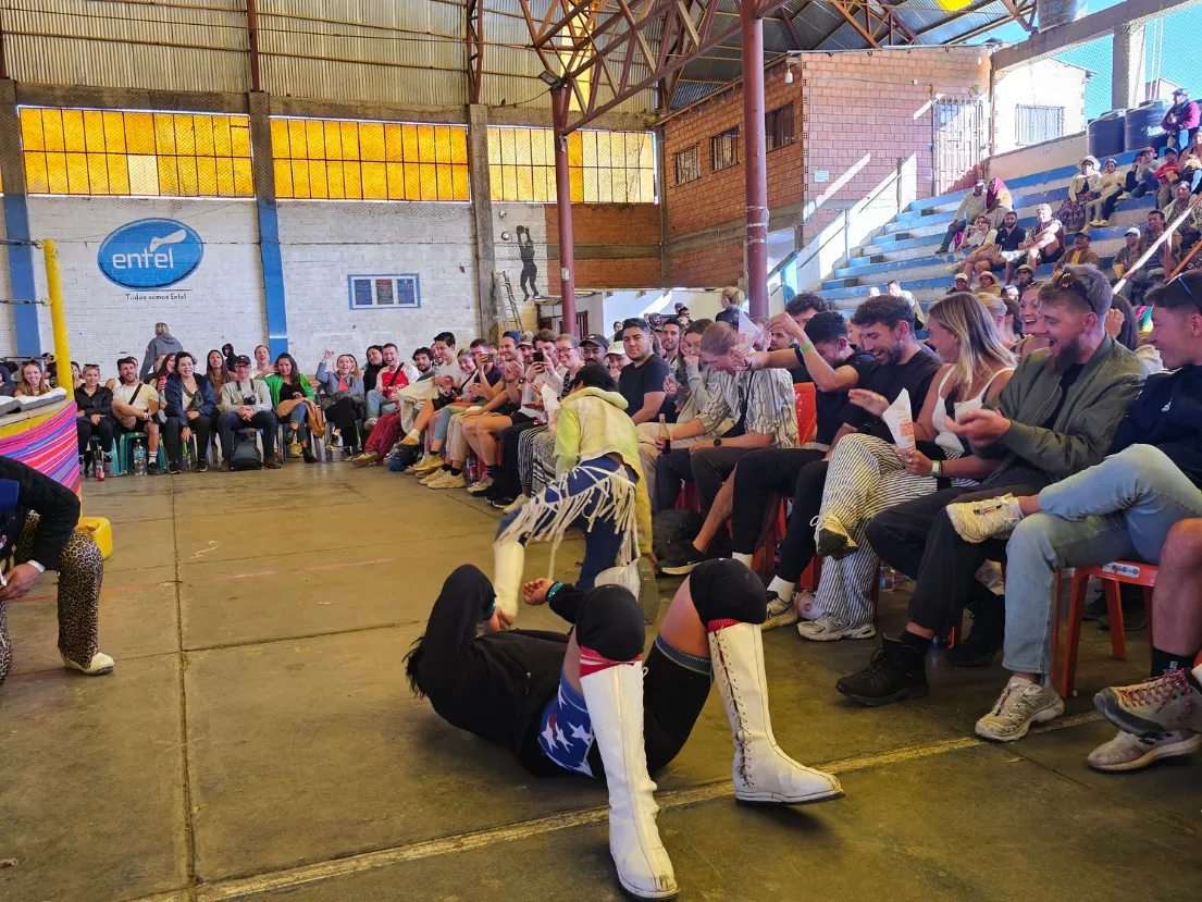 Warm-up Show with Male Wrestlers