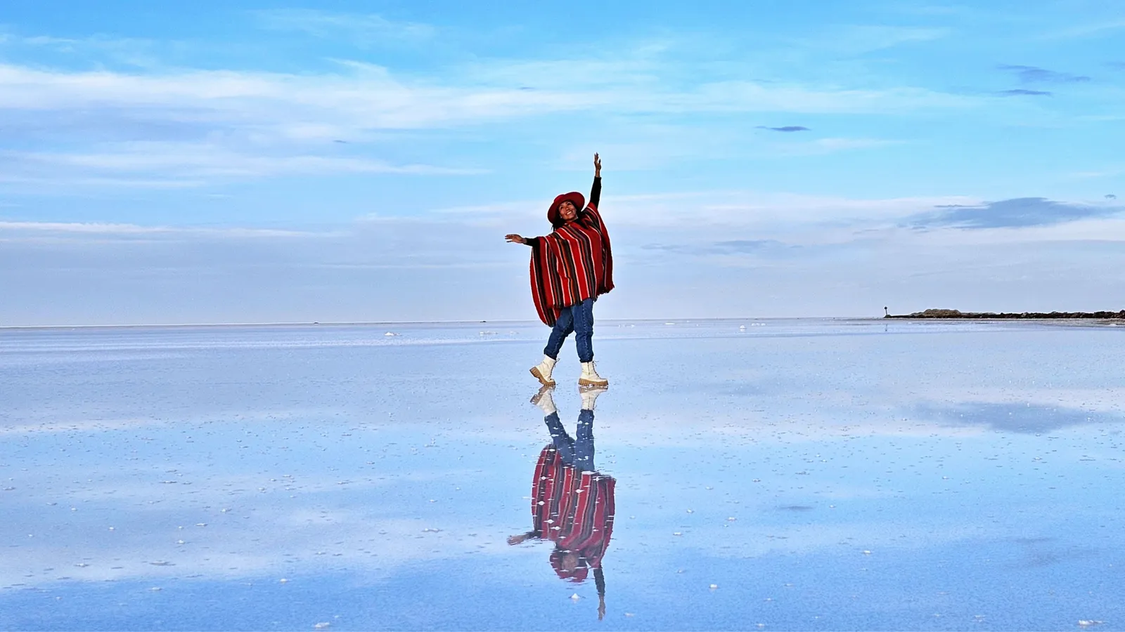 Water reflection uyuni