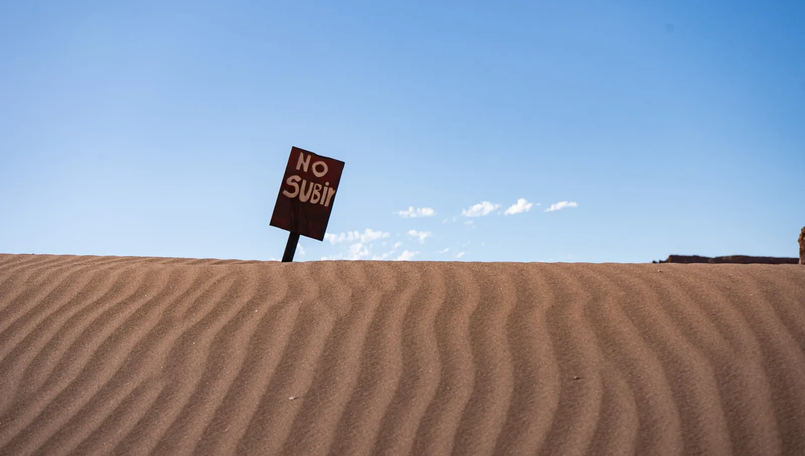 Protected dunes of Valle de la Luna, San Pedro de Atacama